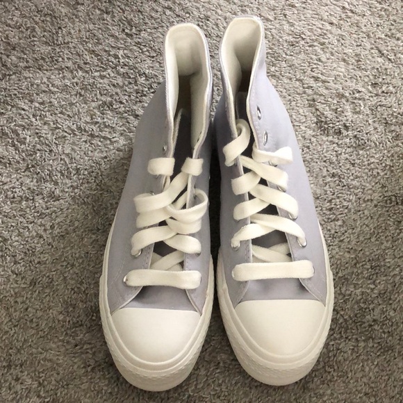 Converse Platform High Top Lace Up Sneakers converse Size 8 NEW - Picture 1 of 5